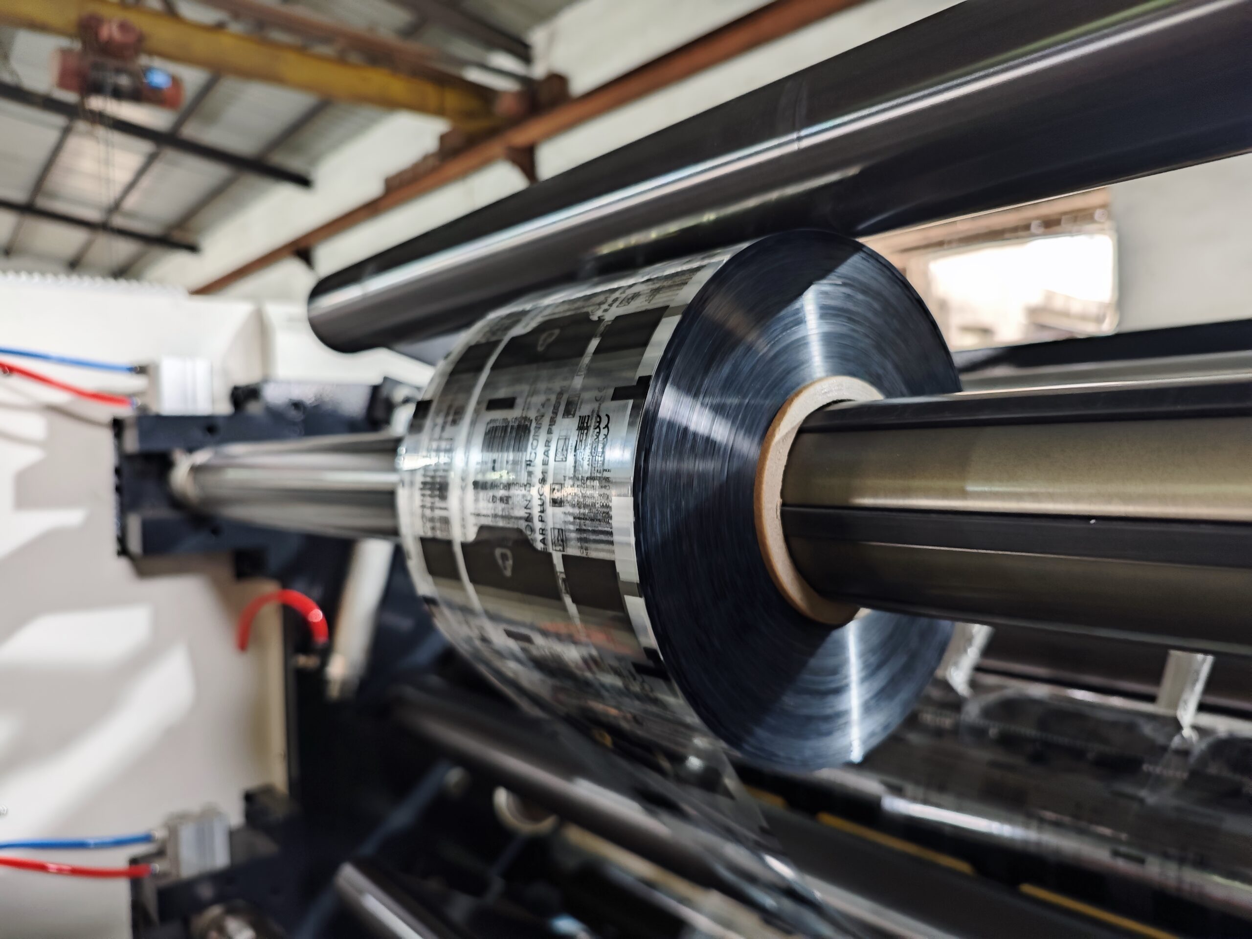 Roll to Roll Slitting Machine for plastic film BOPP PET PVC