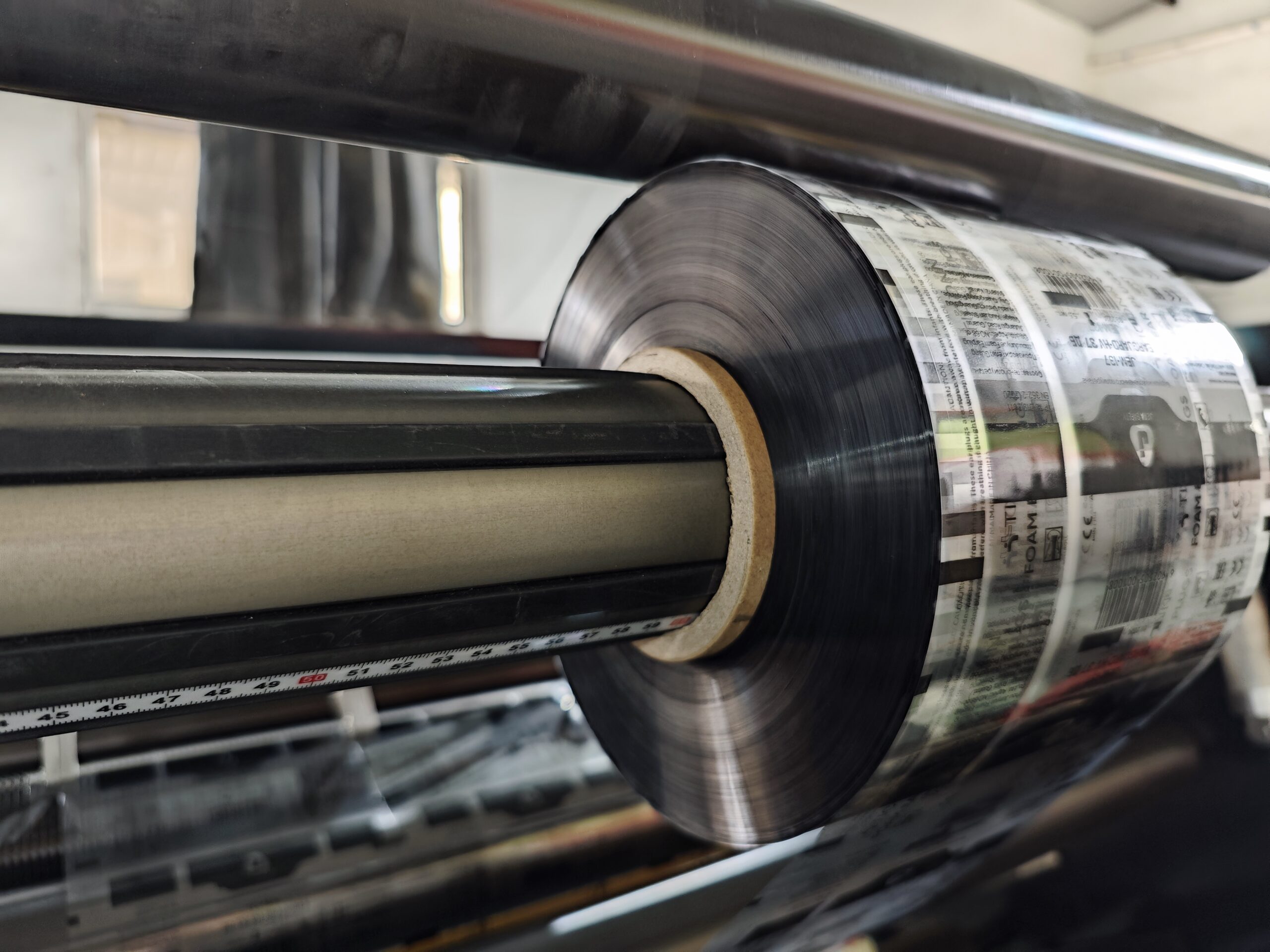 Roll to Roll Slitting Machine for plastic film BOPP PET PVC