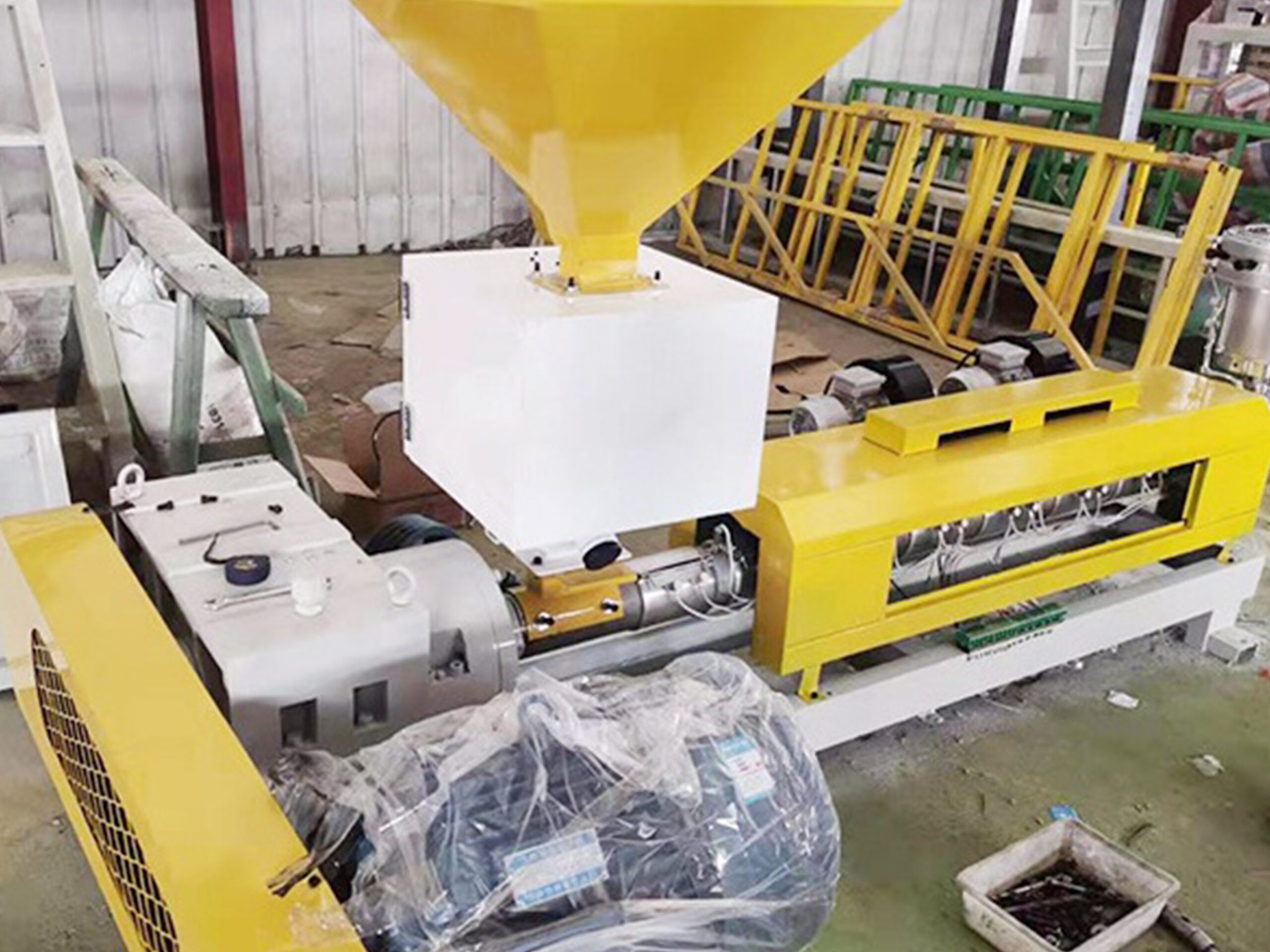 ABA Blowing Film Machine Double air Ring PE Extruder Machine