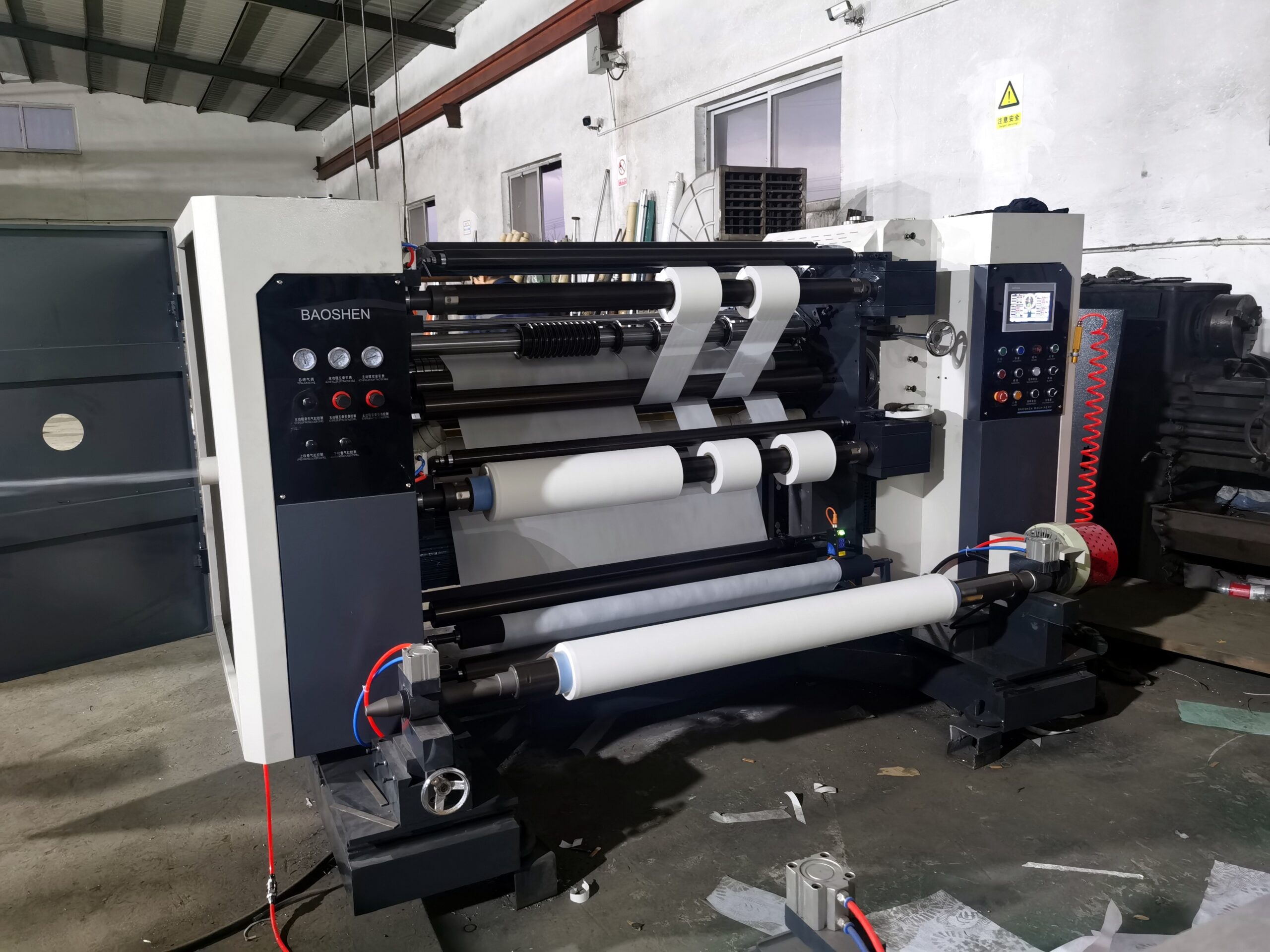 Automatic Nonwoven Fabric Slitting and Rewinding Machine