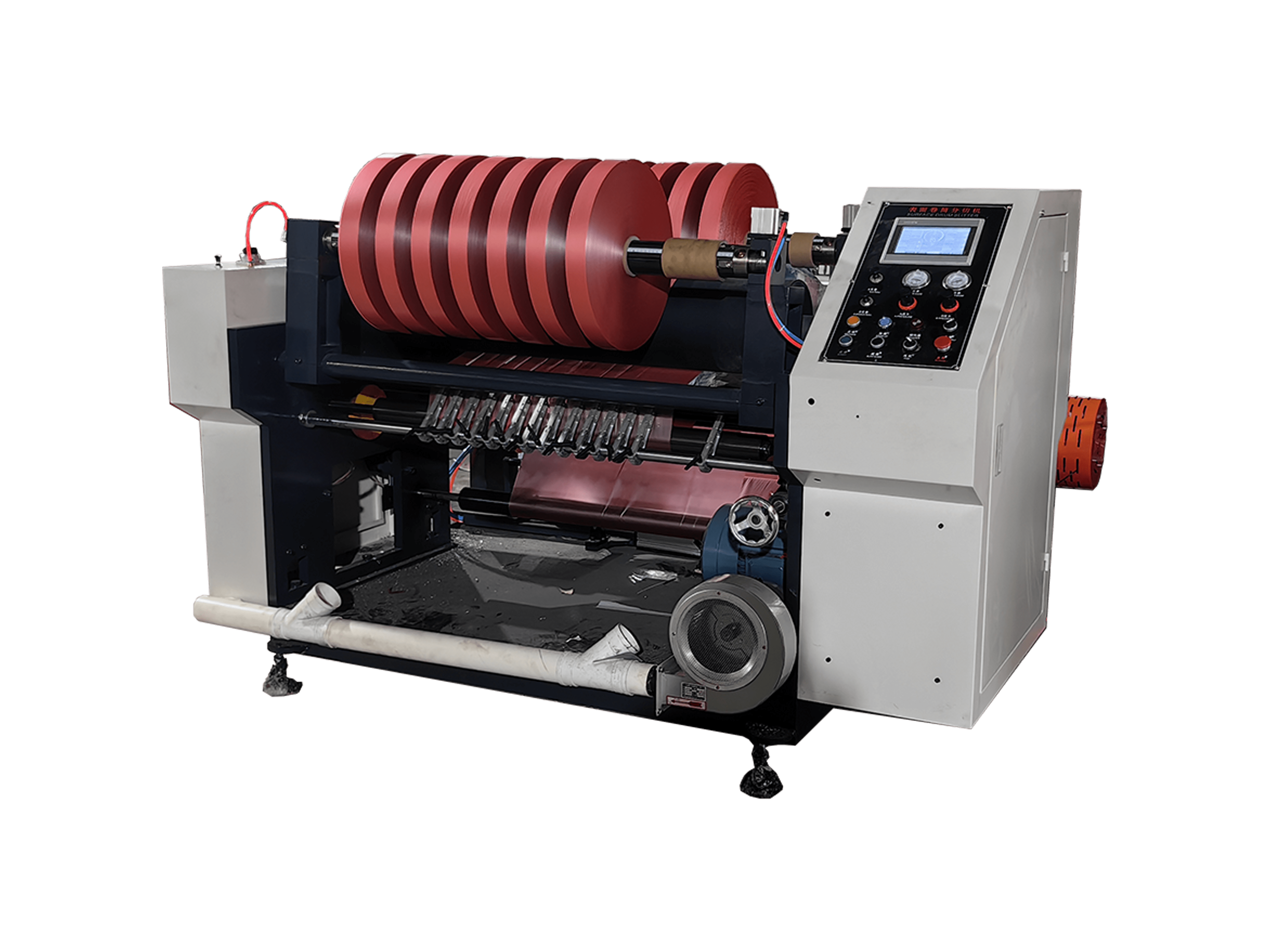 High Speed Servo Motor Surface Rewinder Slitting Machine