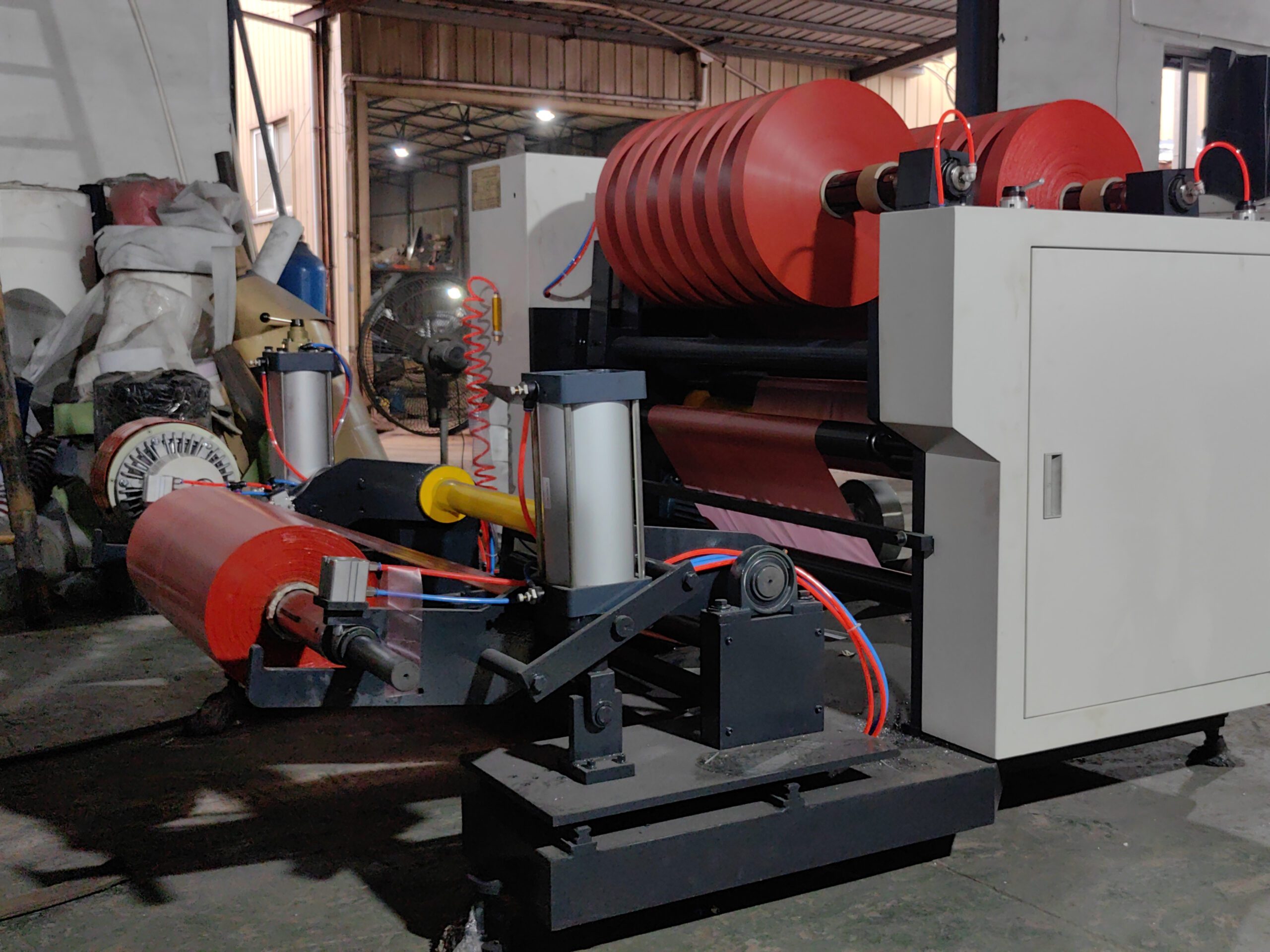 High Speed Servo Motor Surface Rewinder Slitting Machine
