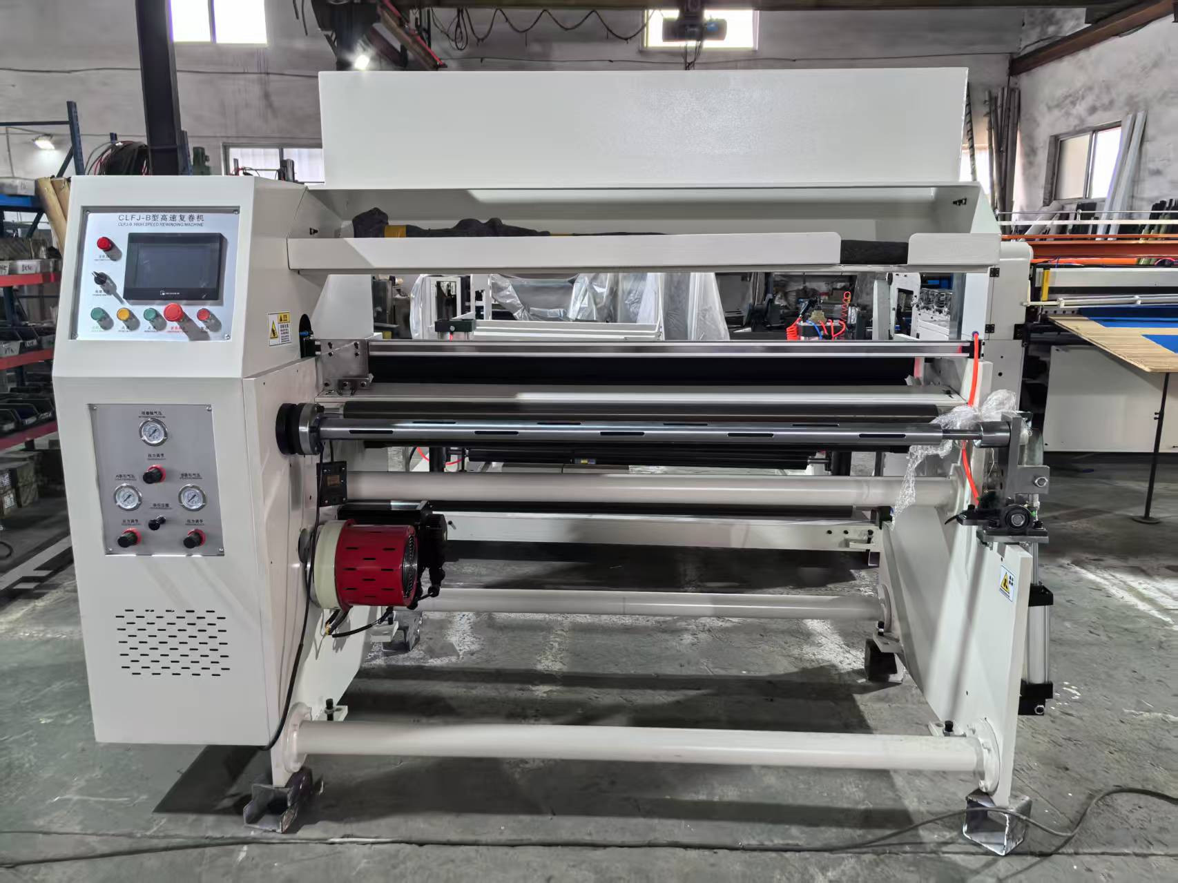 Paper Roll Rewinding Machine Film Rewinder for Gift Paper