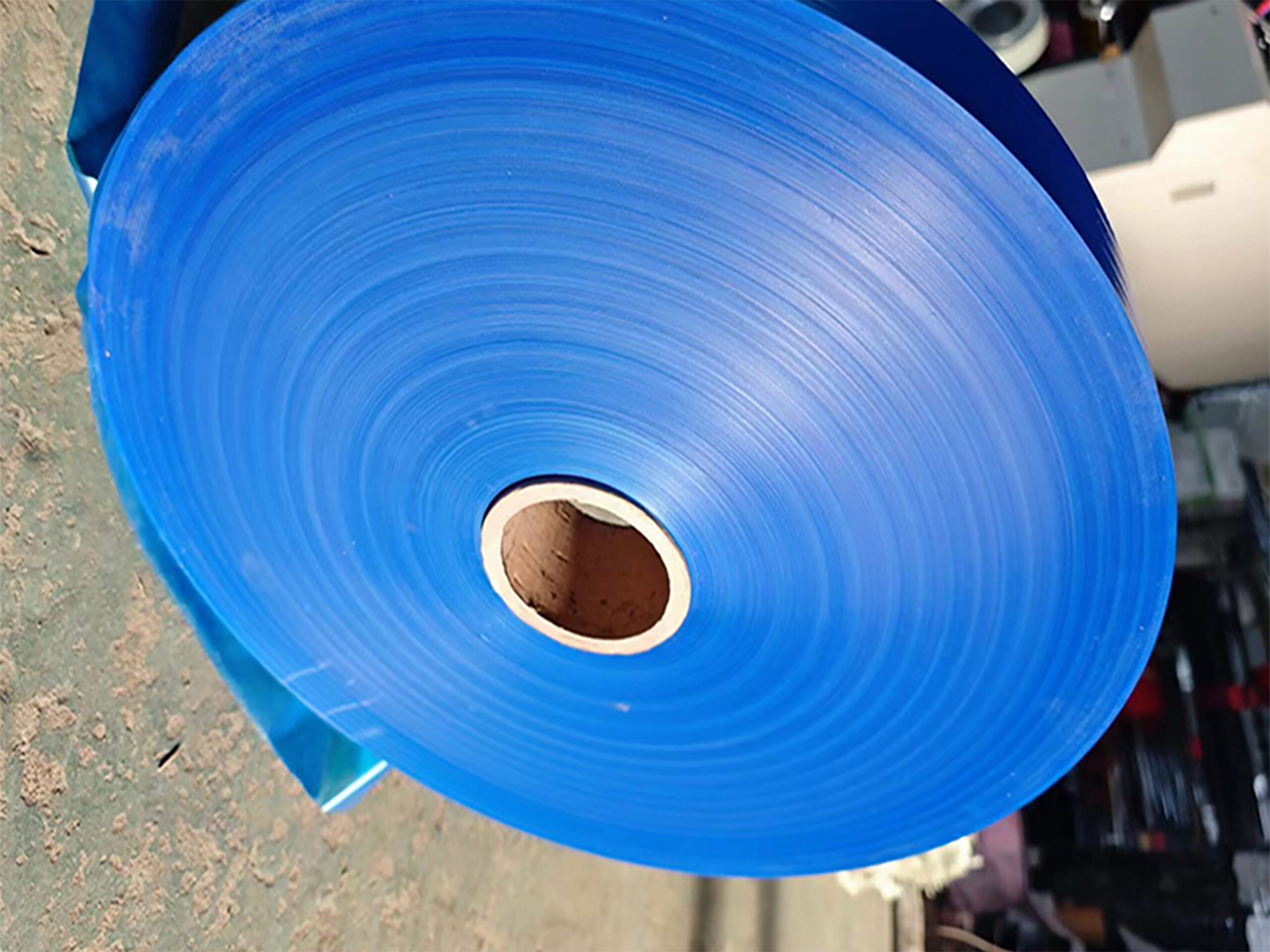 Plastic Film PVC Roll Slitting Rewinding with Slip Shaft